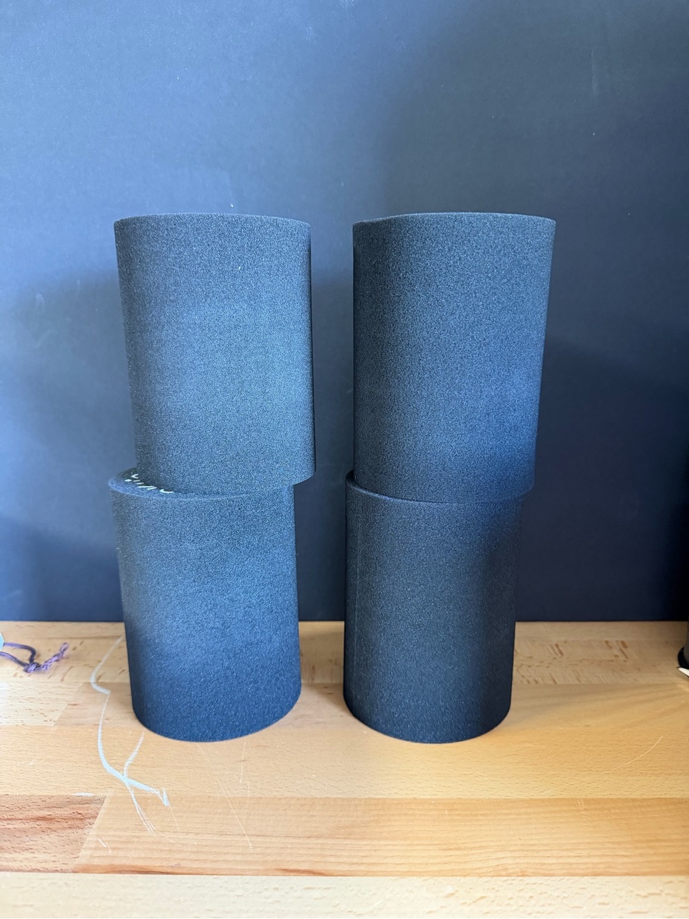 Ooku Black Foam Cylinder Set  for cup turner